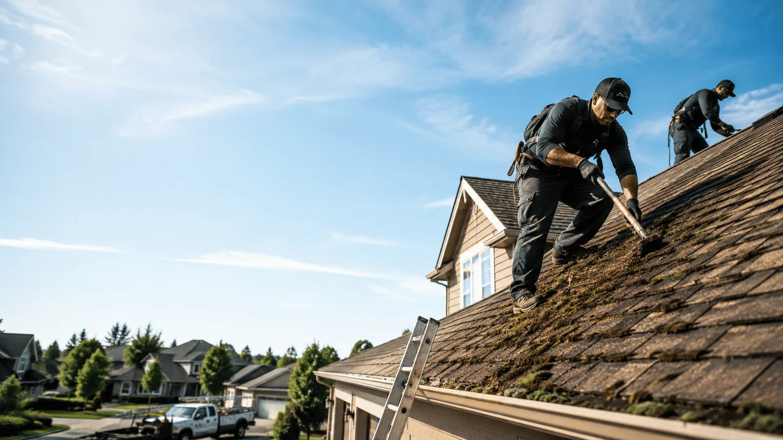 Roof Moss Removal in Beacon Falls, CT near me